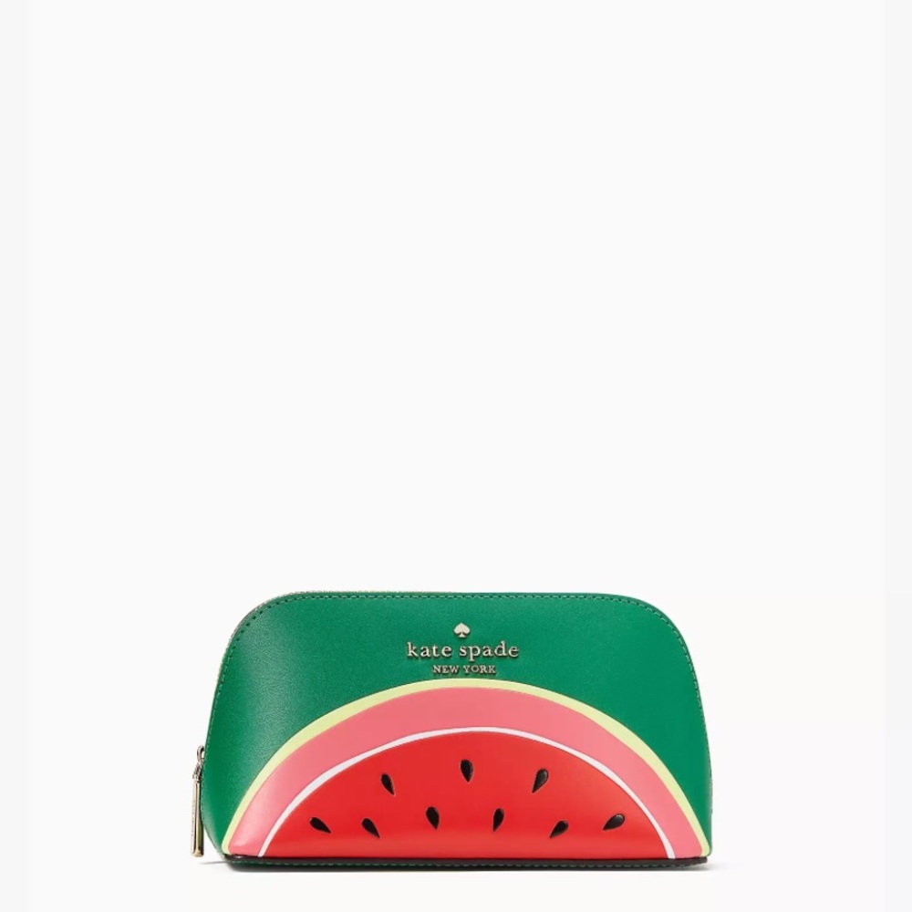 NWT Kate Spade watermelon cosmetic case